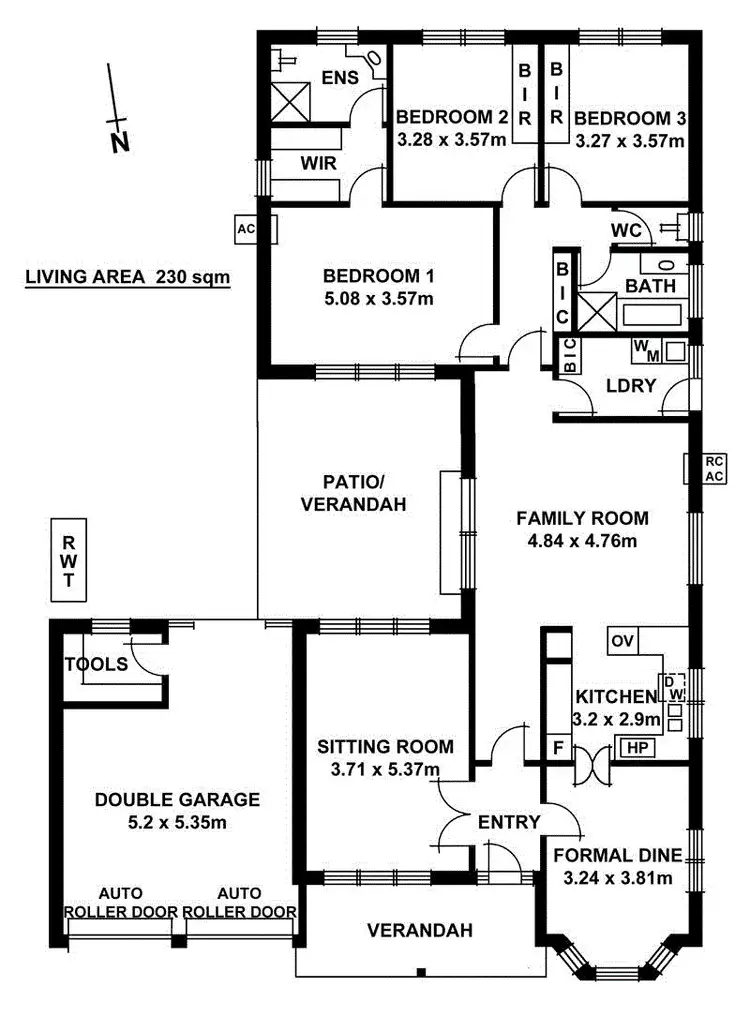 Floorplan of Homely house listing, 1 Glenfield Court, Medindie SA 5081