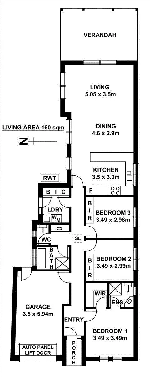 Floorplan of Homely house listing, 7B Fisher Street, Magill SA 5072