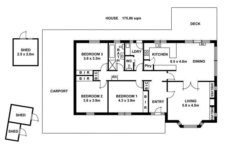 Floorplan of Homely house listing, 34 Waverley Ridge Road, Crafers West SA 5152