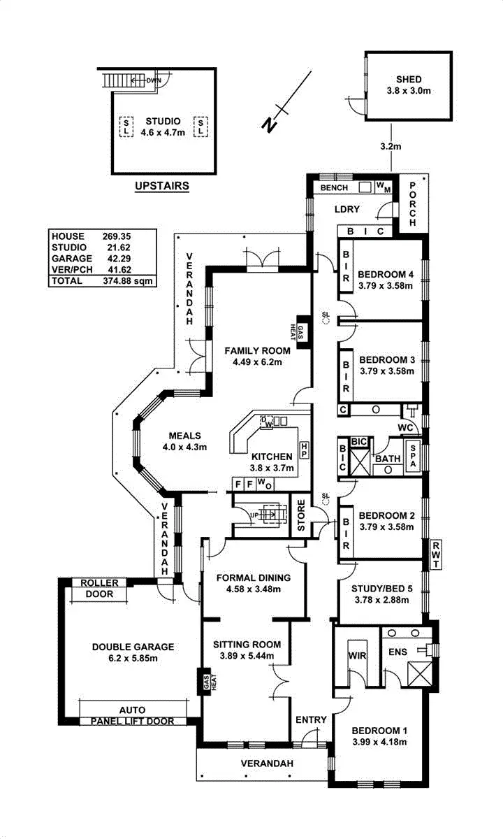 Floorplan of Homely house listing, 14 Yeltana Avenue, Wattle Park SA 5066