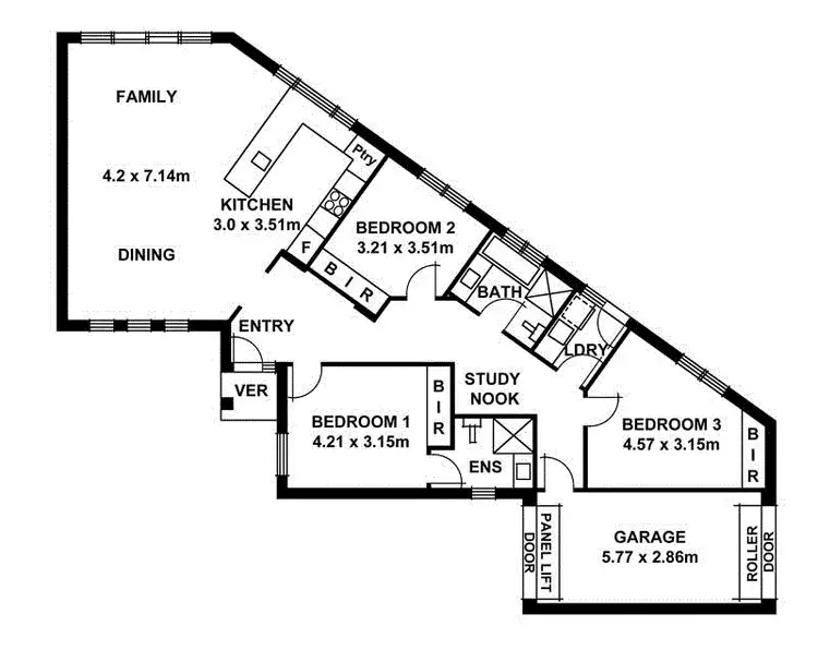 Floorplan of Homely house listing, 17A Albany Close, Oaklands Park SA 5046