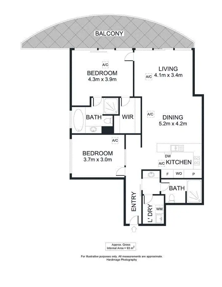 Floorplan of Homely apartment listing, 29/155 Brebner Drive, West Lakes SA 5021