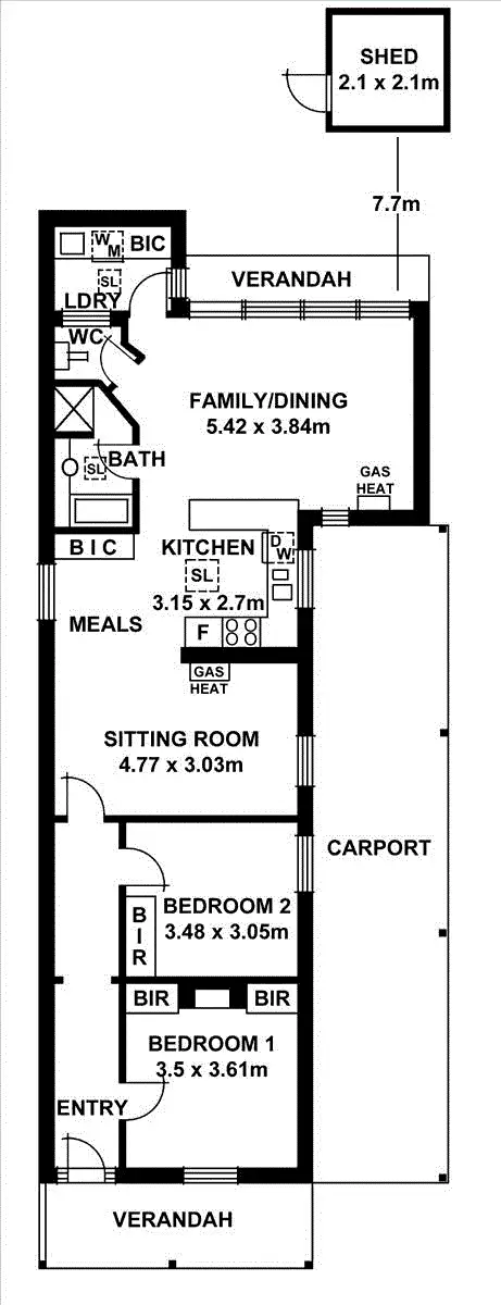 Floorplan of Homely house listing, 12 Grace Street, Goodwood SA 5034