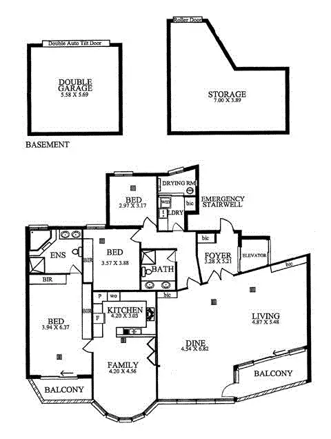 Floorplan of Homely unit listing, 7/24 Martin Court, West Lakes SA 5021