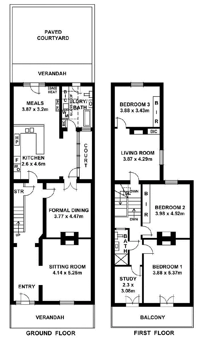 Floorplan of Homely house listing, 24 Gibbon Lane, North Adelaide SA 5006