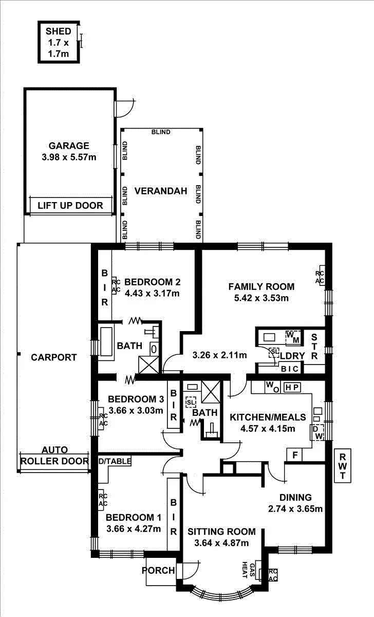 Floorplan of Homely house listing, 28 Whaddon Road, Brooklyn Park SA 5032