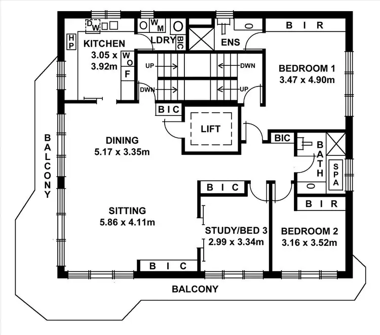 Floorplan of Homely apartment listing, 8/4 Adelphi Terrace, Glenelg North SA 5045