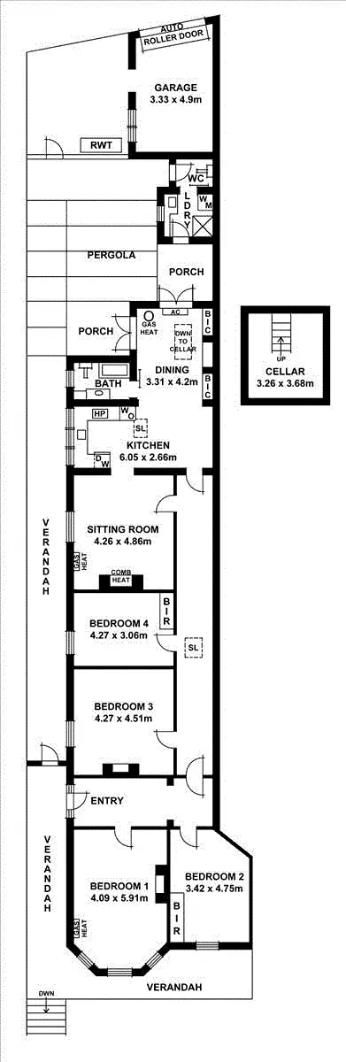 Floorplan of Homely house listing, 229 Esplanade, Henley Beach SA 5022