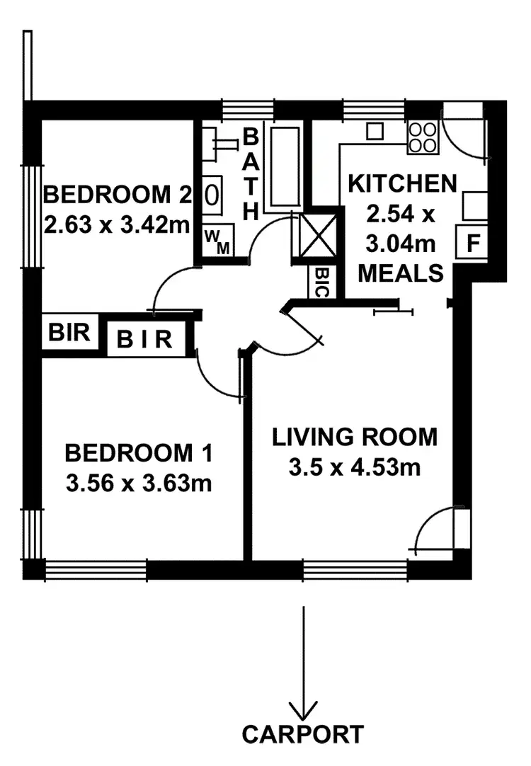 Floorplan of Homely unit listing, 6/23 Tudor Street, Dulwich SA 5065