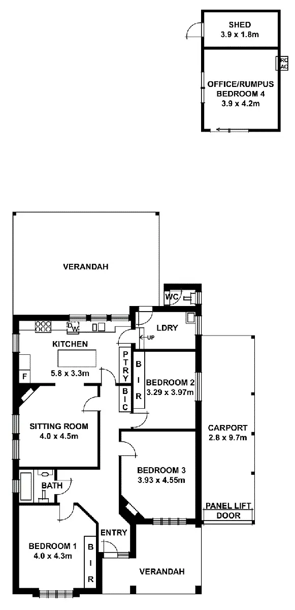 Floorplan of Homely house listing, 27 Harcourt Road, Payneham SA 5070
