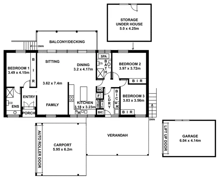 Floorplan of Homely house listing, 14 Lind Avenue, Belair SA 5052