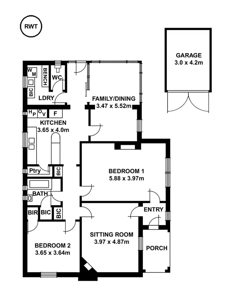 Floorplan of Homely house listing, 62 Sheffield Street, Malvern SA 5061