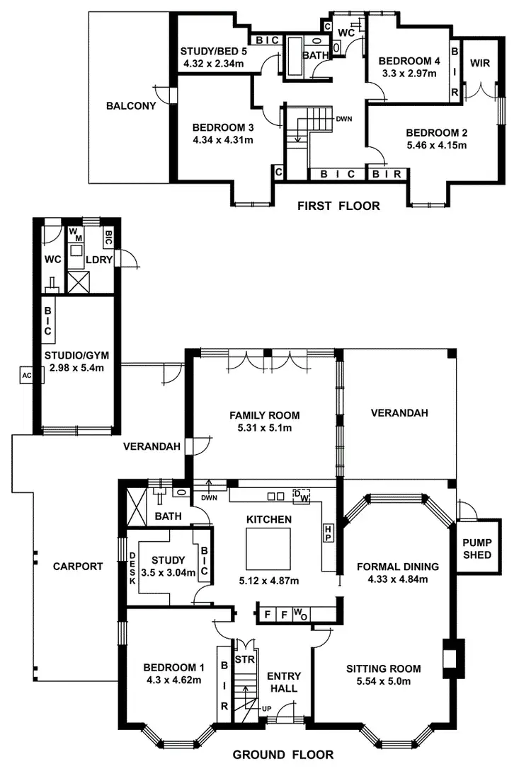Floorplan of Homely house listing, 8 Olive Grove, Hazelwood Park SA 5066