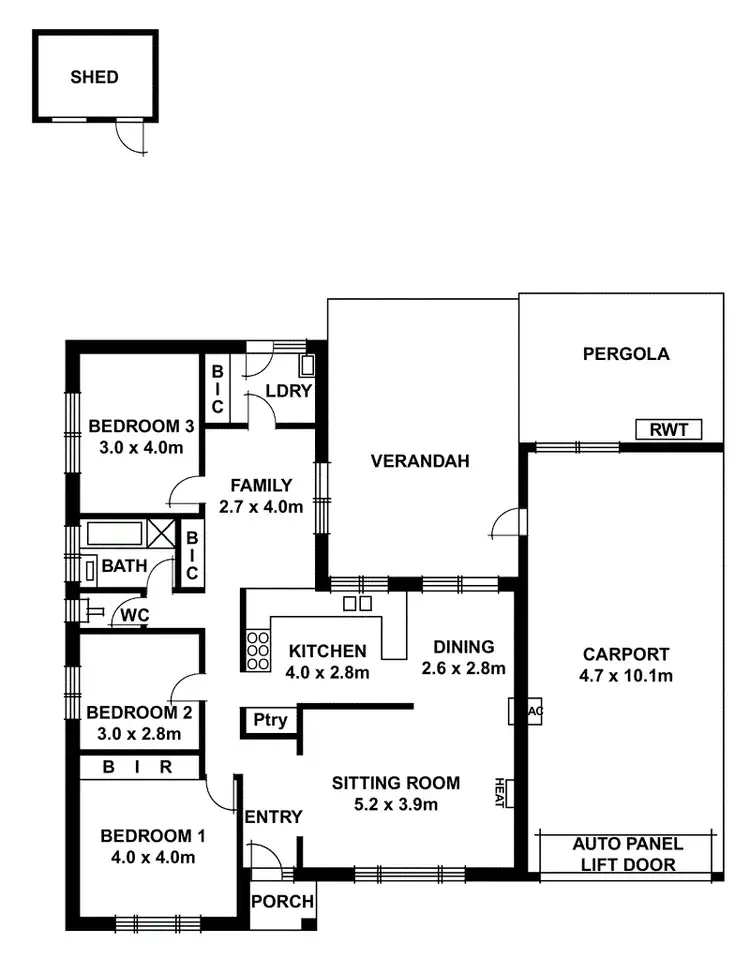 Floorplan of Homely house listing, 9 Ruby Street, Hope Valley SA 5090