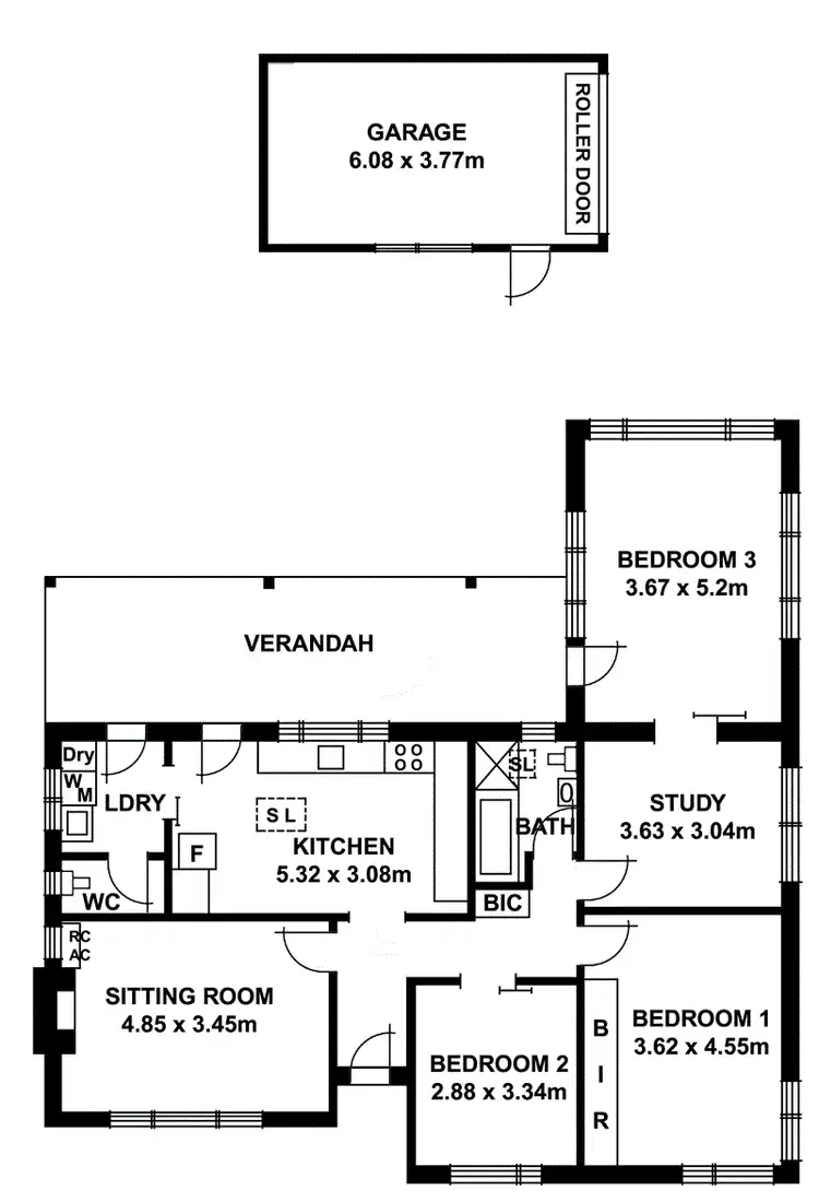 Floorplan of Homely house listing, 34 Somers Street, North Brighton SA 5048