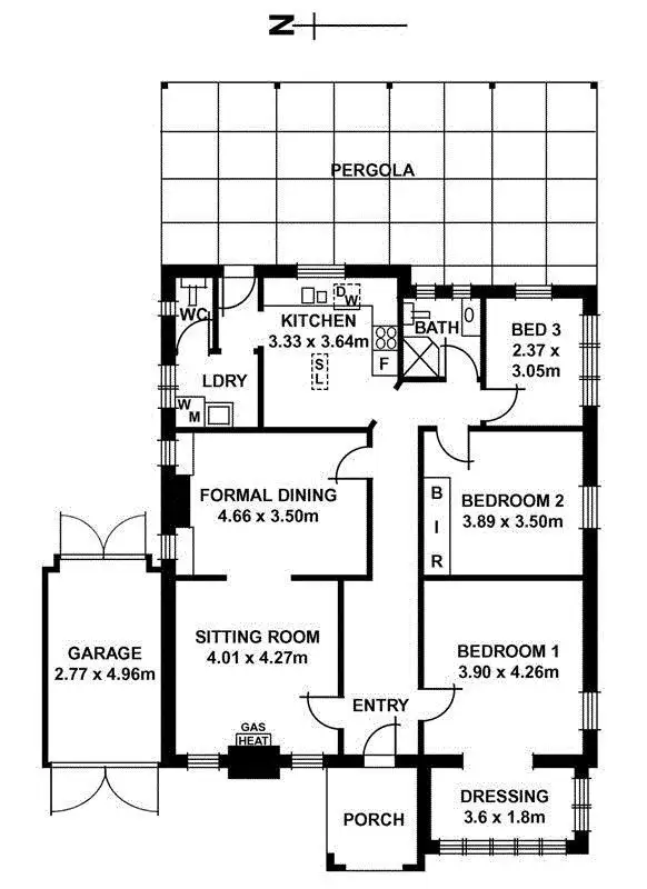 Floorplan of Homely house listing, 14 Devereux Road, Hazelwood Park SA 5066