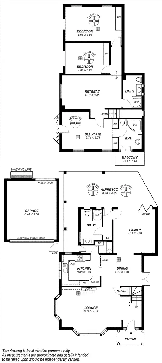 Floorplan of Homely house listing, 2 Snow Street, Glen Osmond SA 5064