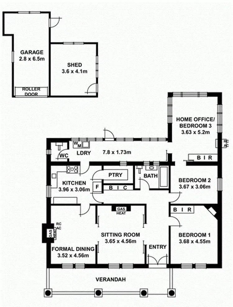 Floorplan of Homely house listing, 8 Bernard Street, Hawthorn SA 5062