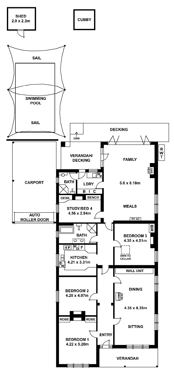 Floorplan of Homely house listing, 53 Portrush Road, Payneham SA 5070