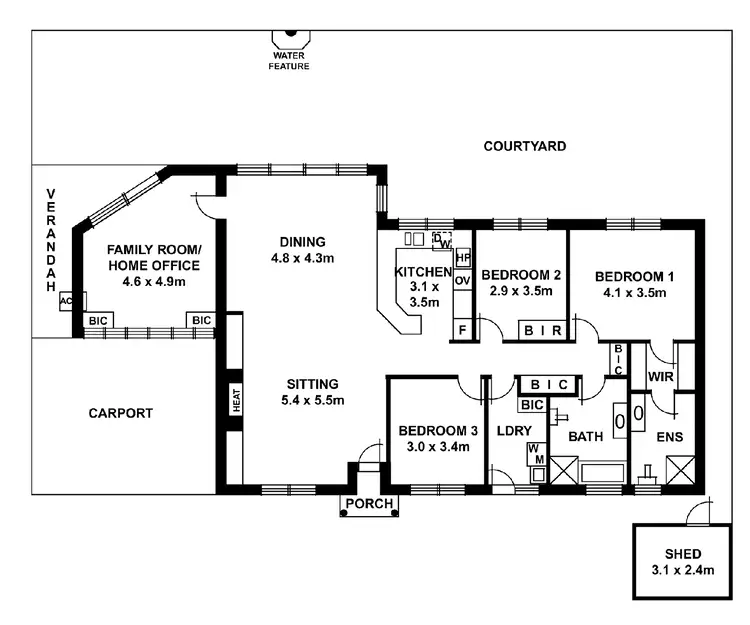Floorplan of Homely house listing, 28A Elderslie Avenue, Fitzroy SA 5082