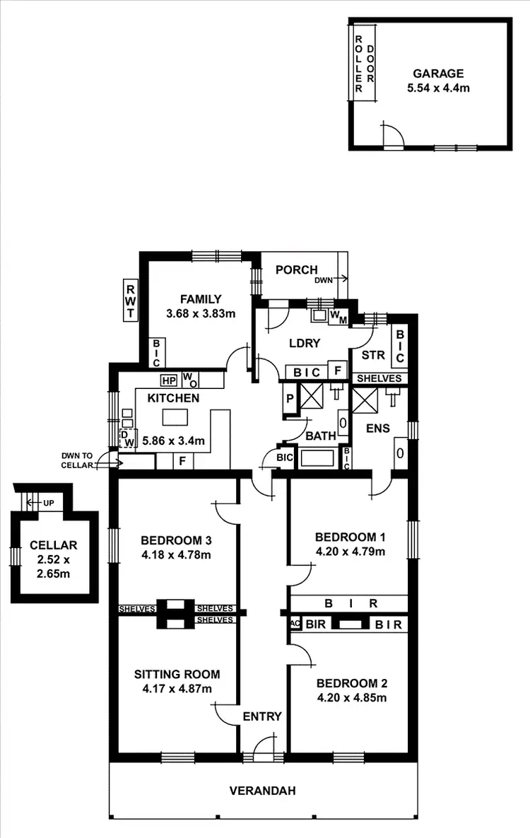 Floorplan of Homely house listing, 24 Warwick Street, Walkerville SA 5081