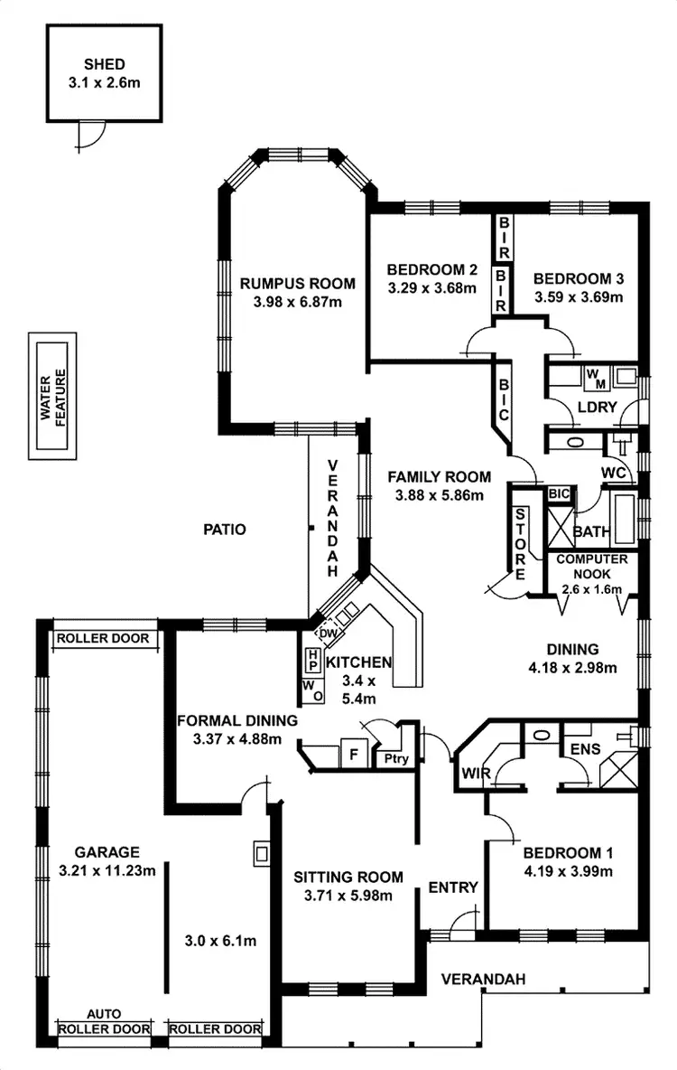 Floorplan of Homely house listing, 8 Henry Martin Square, Magill SA 5072