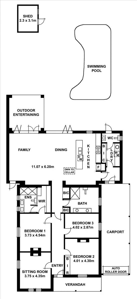 Floorplan of Homely house listing, 12 Austral Terrace, Malvern SA 5061