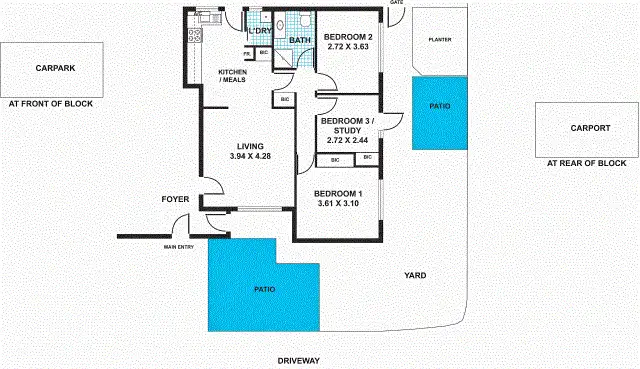 Floorplan of Homely unit listing, 4/202 Payneham Road, Evandale SA 5069