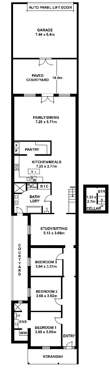 Floorplan of Homely house listing, 21 First Avenue, St Peters SA 5069