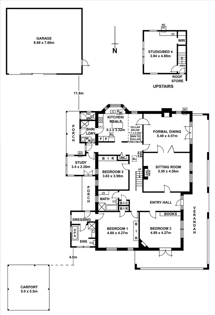 Floorplan of Homely house listing, 10 Rowallan Road, Torrens Park SA 5062