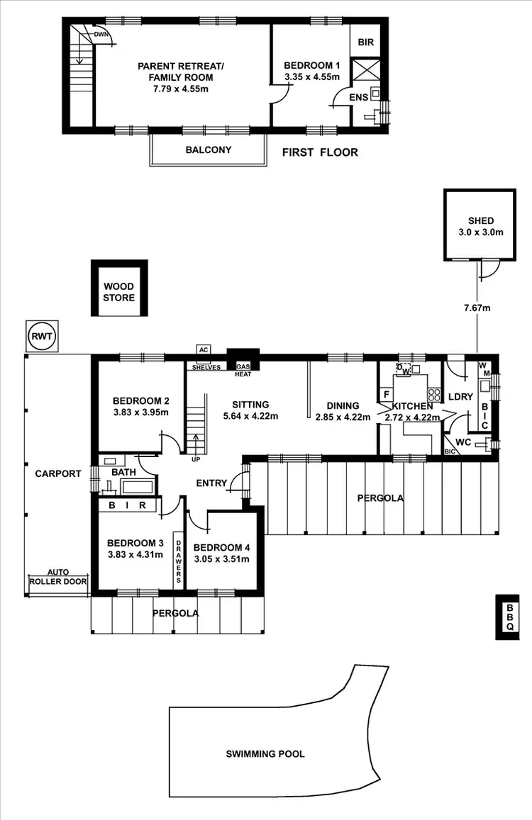 Floorplan of Homely house listing, 8 Adnunda Place, Beaumont SA 5066