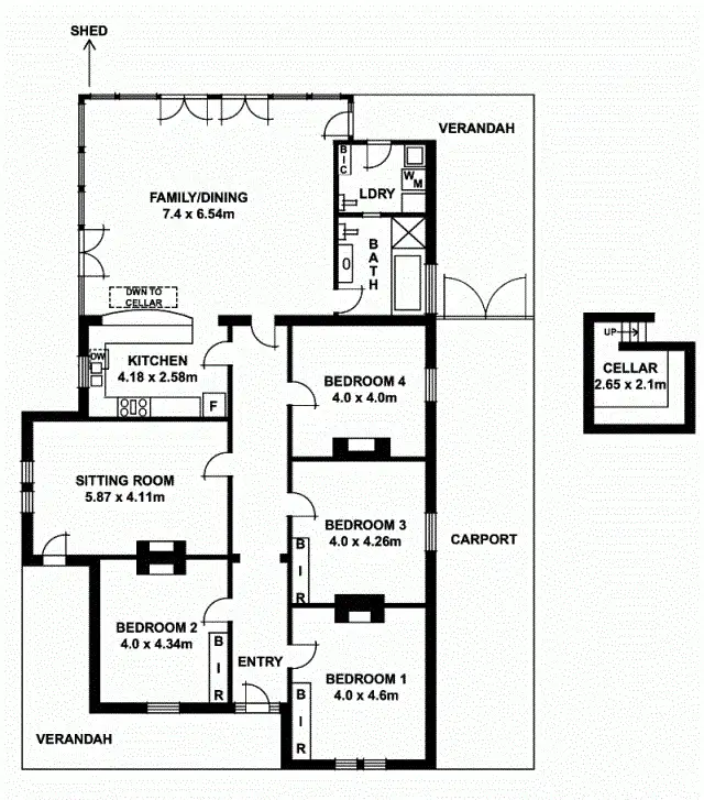 Floorplan of Homely house listing, 19 George Street, Parkside SA 5063
