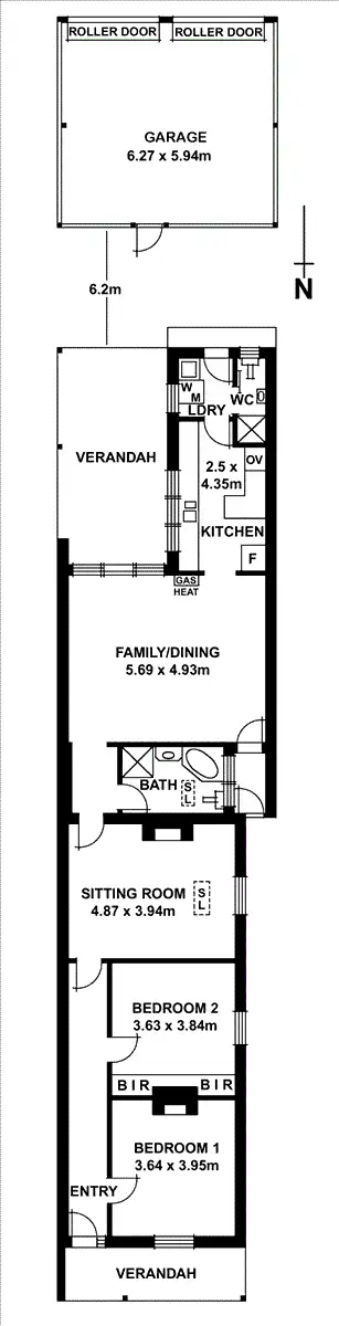 Floorplan of Homely house listing, 5 Boffa Street, Goodwood SA 5034