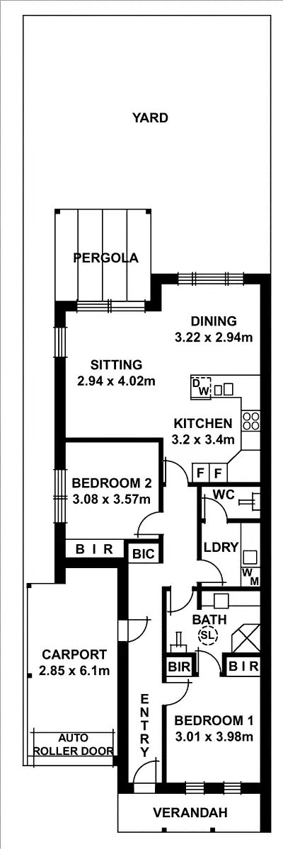Floorplan of Homely house listing, 1A Sandison Avenue, Park Holme SA 5043