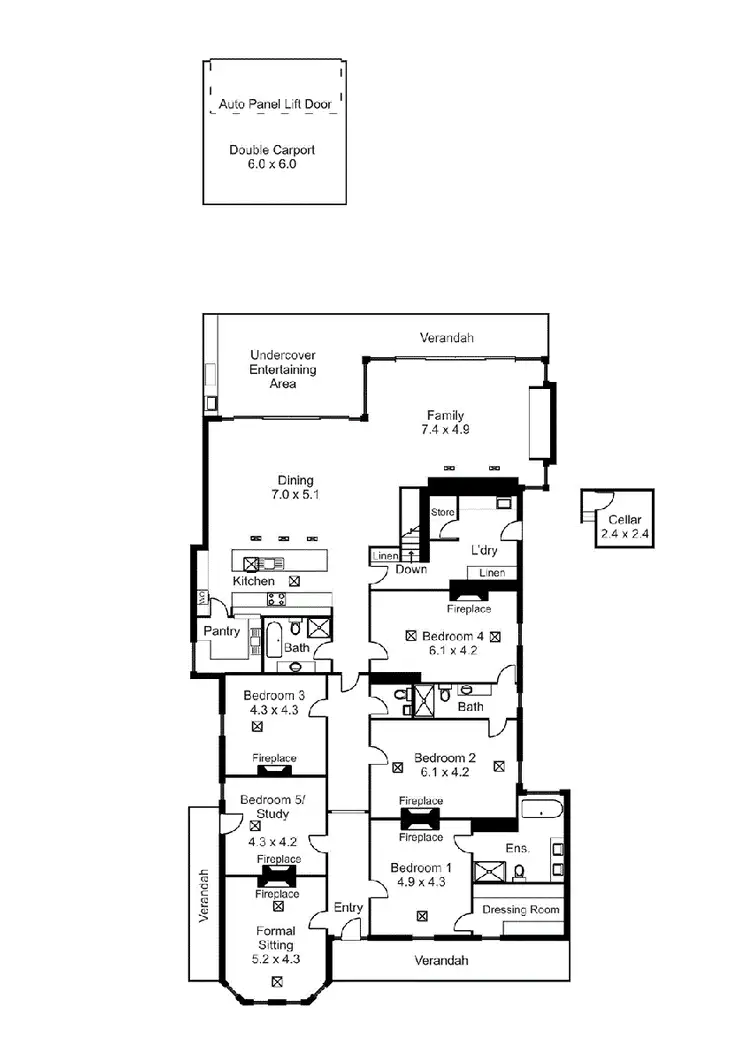 Floorplan of Homely house listing, 10 Davenport Terrace, Wayville SA 5034