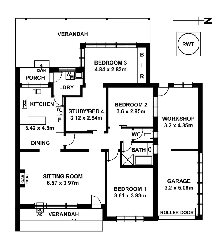 Floorplan of Homely house listing, 61 Jervois Avenue, Magill SA 5072