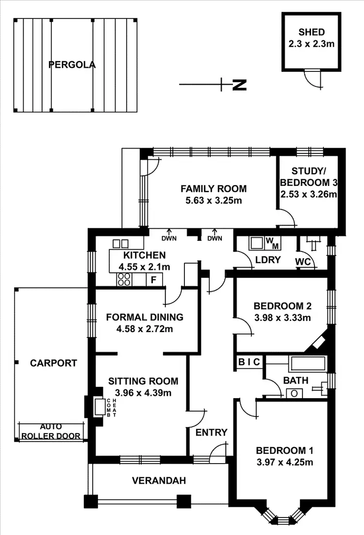 Floorplan of Homely house listing, 2 Fern Avenue, Fullarton SA 5063