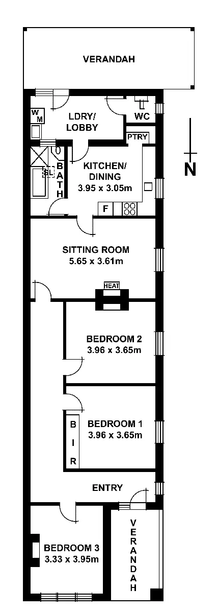 Floorplan of Homely house listing, 23 Beck Street, Henley Beach SA 5022