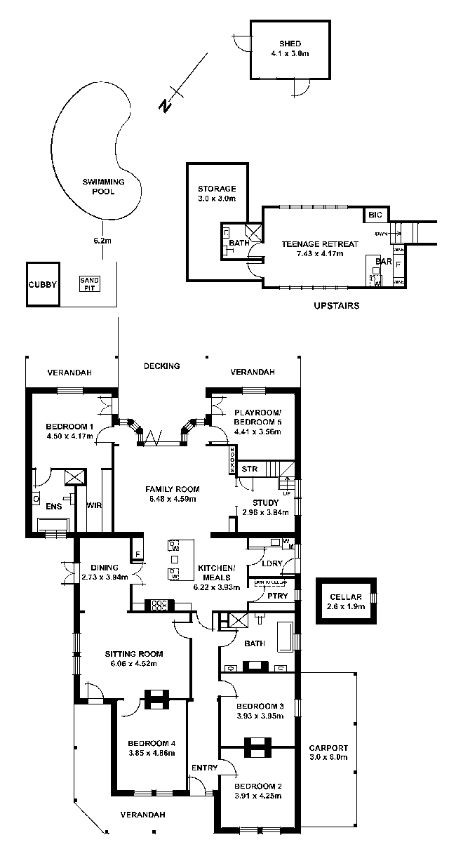 Floorplan of Homely house listing, 103 First Avenue, Joslin SA 5070