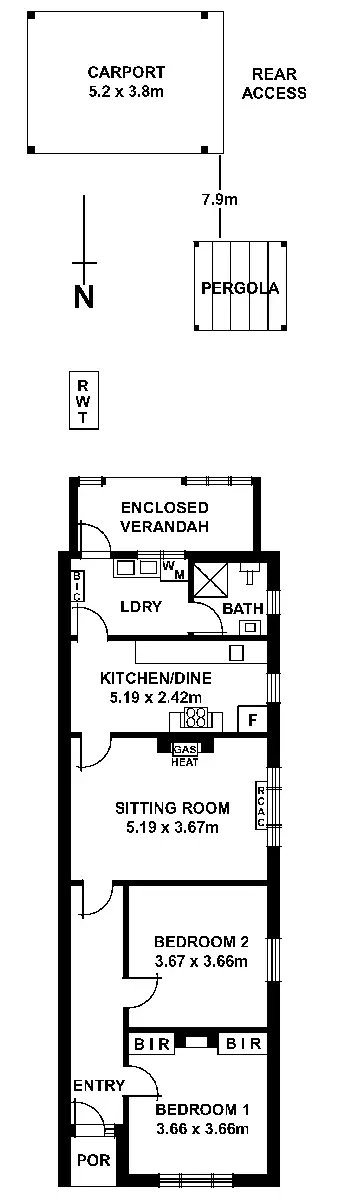 Floorplan of Homely house listing, 10 Burwash Road, Marryatville SA 5068