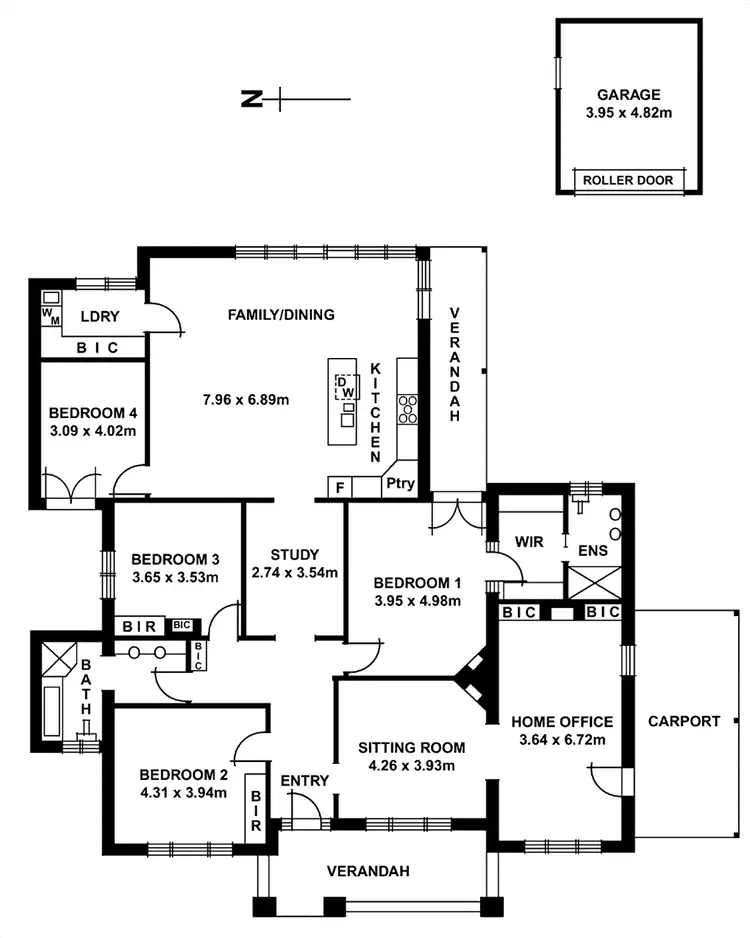 Floorplan of Homely house listing, 17 Cambridge Terrace, Kingswood SA 5062