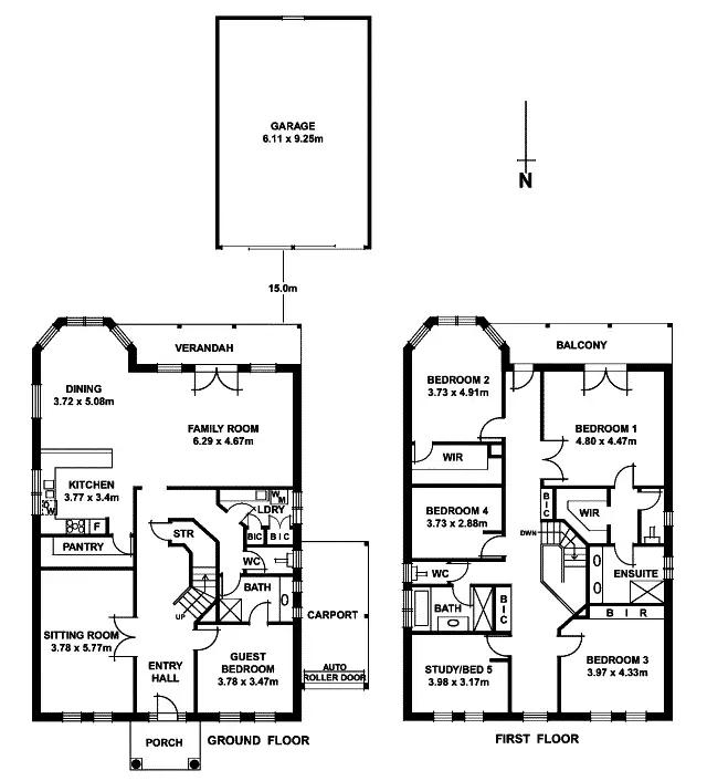 Floorplan of Homely house listing, 5 Victoria Street, Henley Beach SA 5022