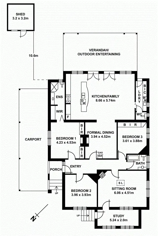 Floorplan of Homely house listing, 89 Fourth Avenue, Joslin SA 5070