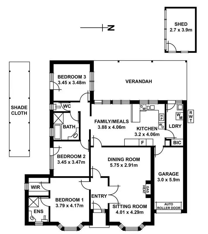 Floorplan of Homely house listing, 39 Keyes Street, Linden Park SA 5065