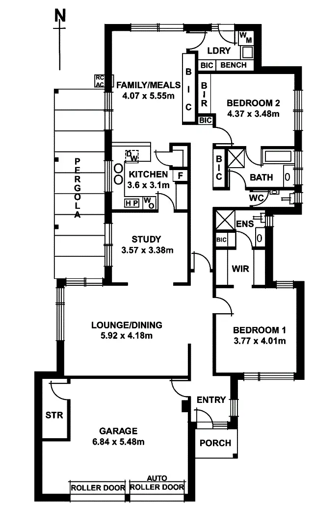 Floorplan of Homely house listing, 1 Holly Grange Court, Beaumont SA 5066