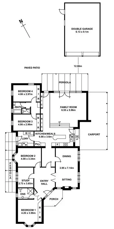 Floorplan of Homely house listing, 6 View Road, Walkerville SA 5081