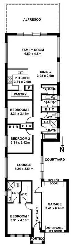 Floorplan of Homely house listing, 55A Muller Road, Hampstead Gardens SA 5086