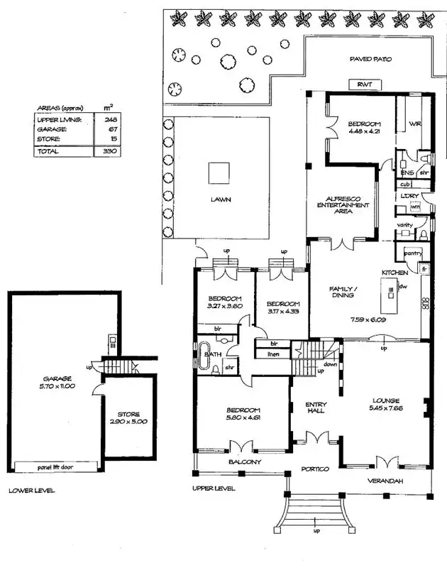 Floorplan of Homely house listing, 3 Playford Road, Mitcham SA 5062