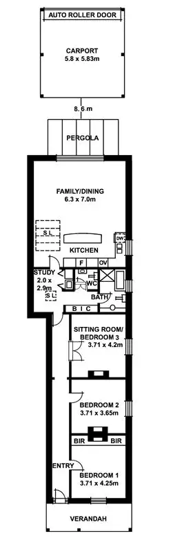 Floorplan of Homely house listing, 7 Catherine Street, College Park SA 5069
