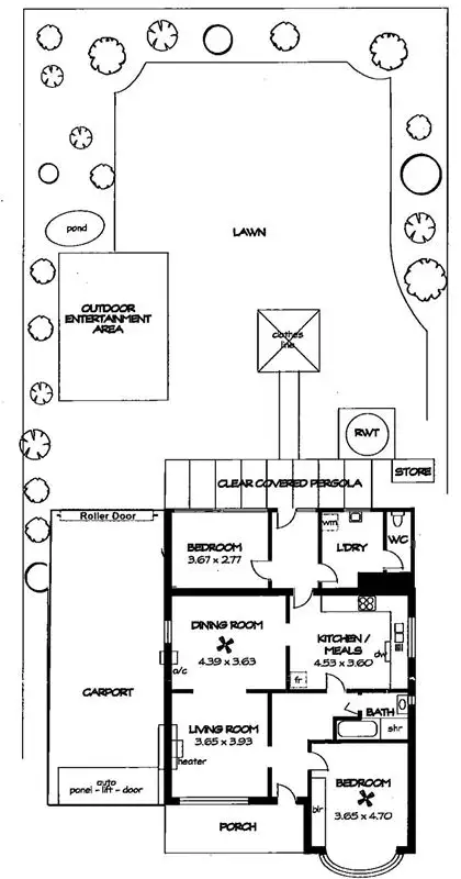 Floorplan of Homely house listing, 70 Narinna Avenue, Cumberland Park SA 5041